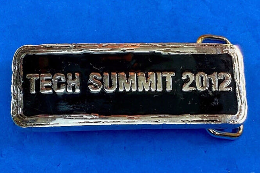 Technology Tech Summit convention advertisement 2012 belt buckle by  pinpros 