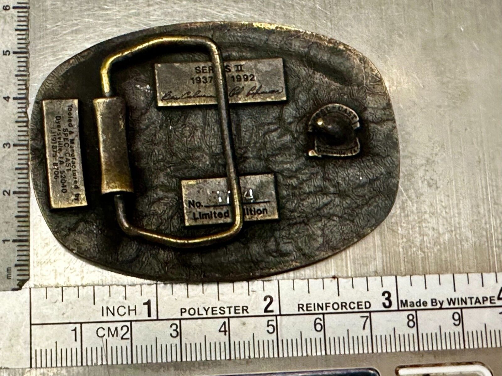 55 Years TISCO Tractor Implement Supply company NOS Belt Buckle by Speccast