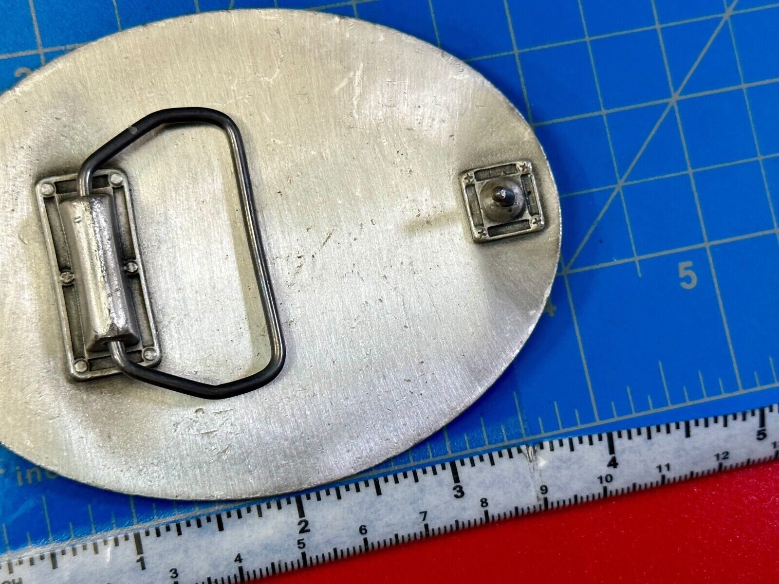 vintage Ground probe Company promo Advertising belt buckle