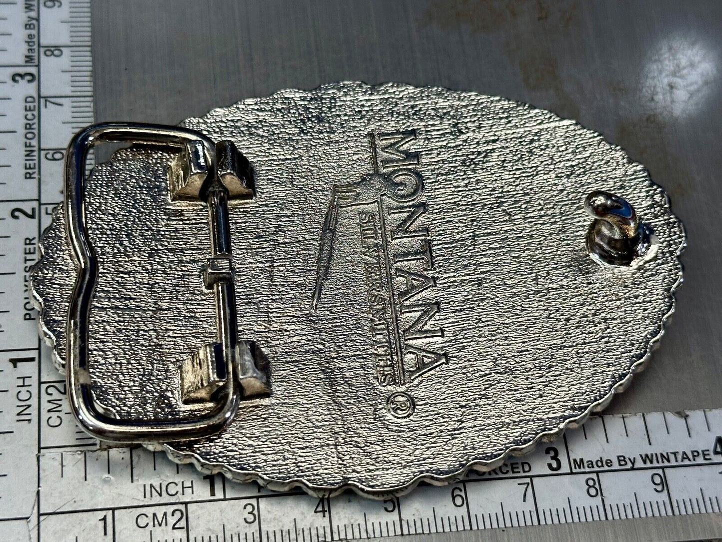 82nd Farmers FFA Convention LEAD OUT Loud 2009 Montana Silversmiths belt buckle