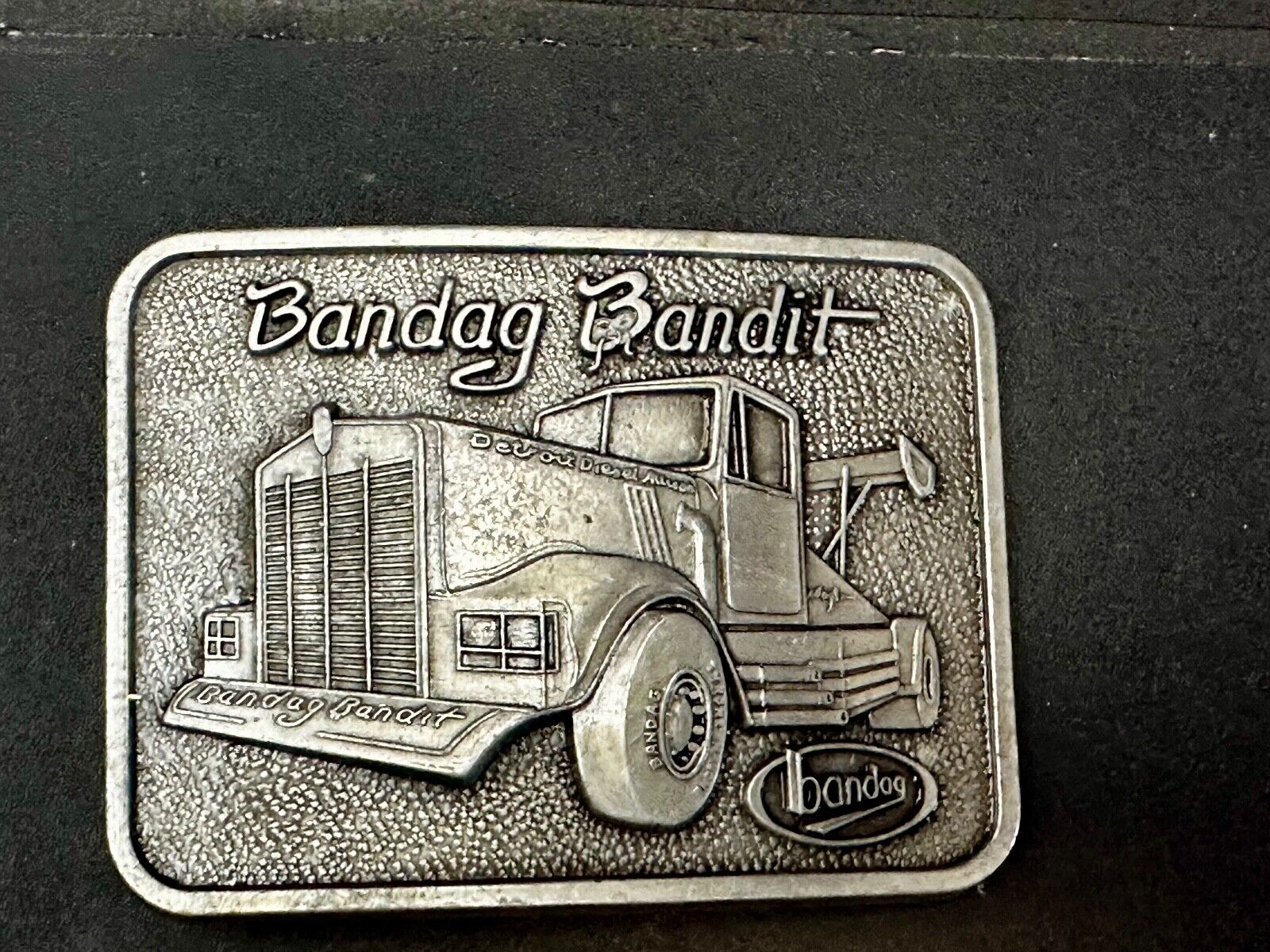 Bandag Bandit Vintage Kenworth Big Rig Trucking Semi Drivers Belt Buckle by RJ