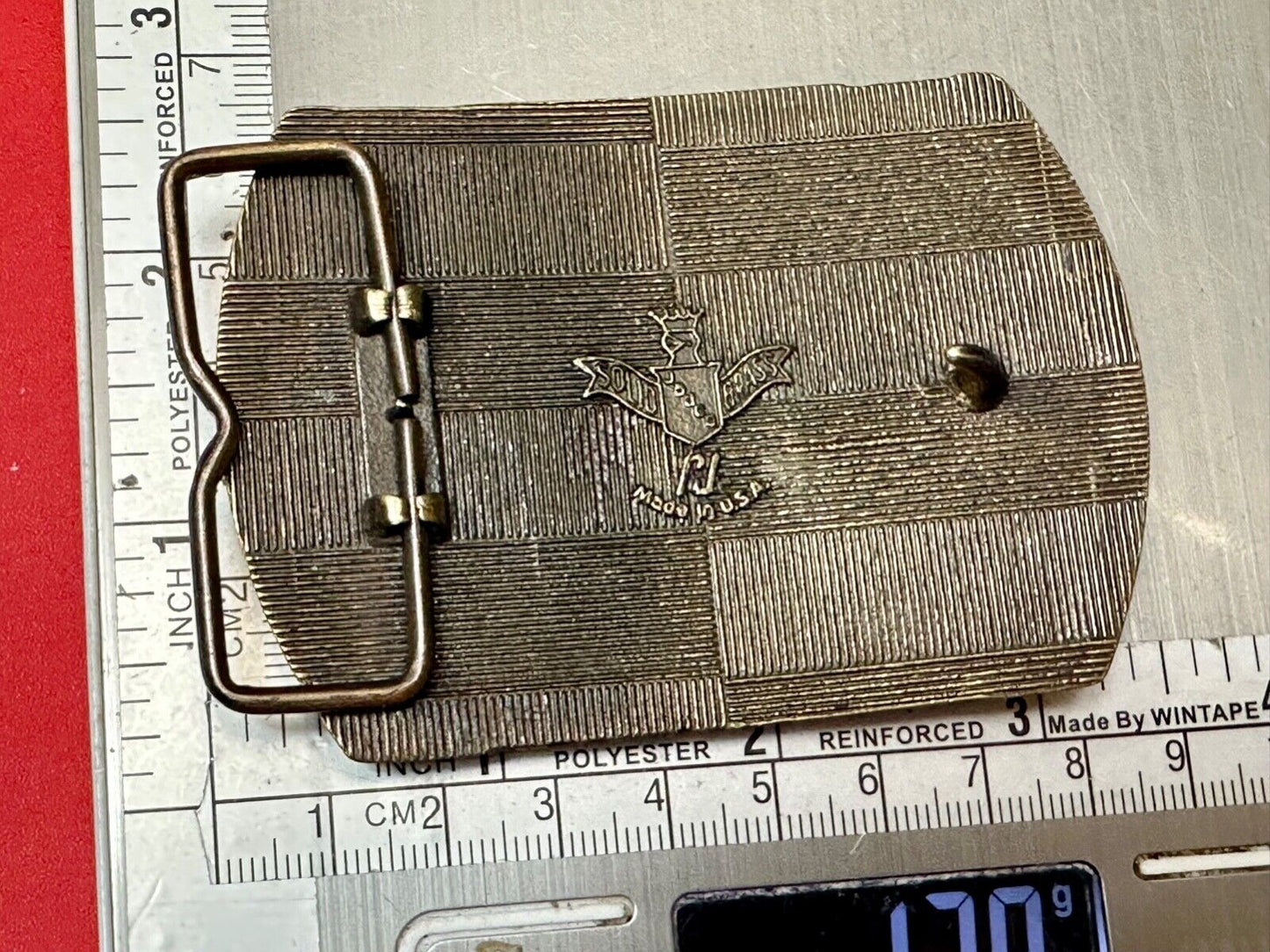 Tricon Metals & services INC Birmingham Denver promo brass belt buckle by RJ
