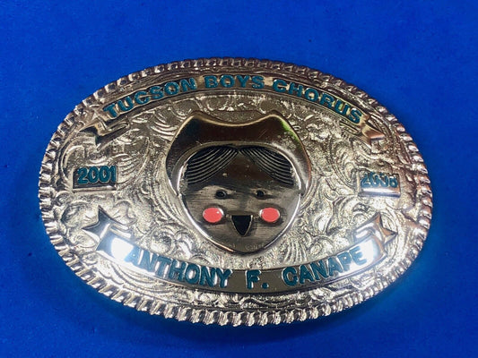 Award type Tucson Boys Chorus belt buckle Arizona AZ by Creative Casting / Texas