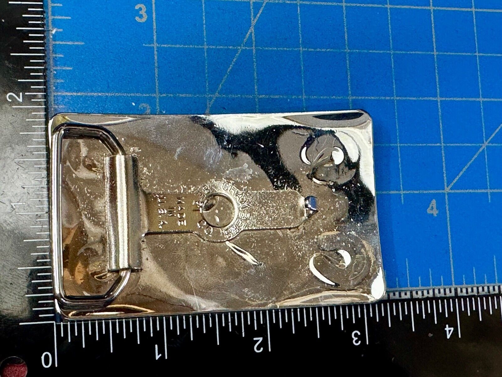vintage horse head & western symbols cowboys cowgirls belt buckle by Chambers
