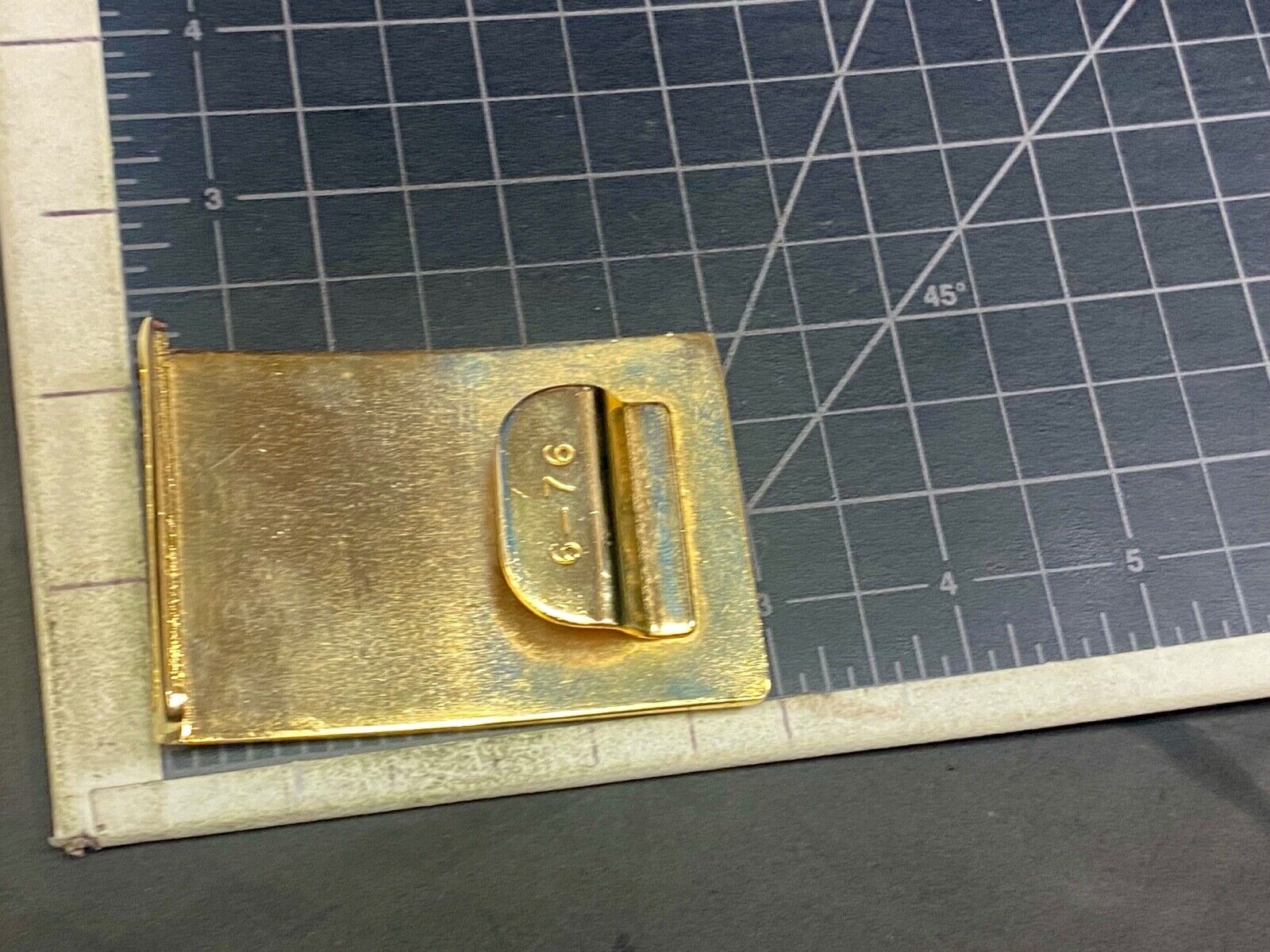 Vintage  6-76  Belt Buckle  - Usmc Snco Military Uniform? 