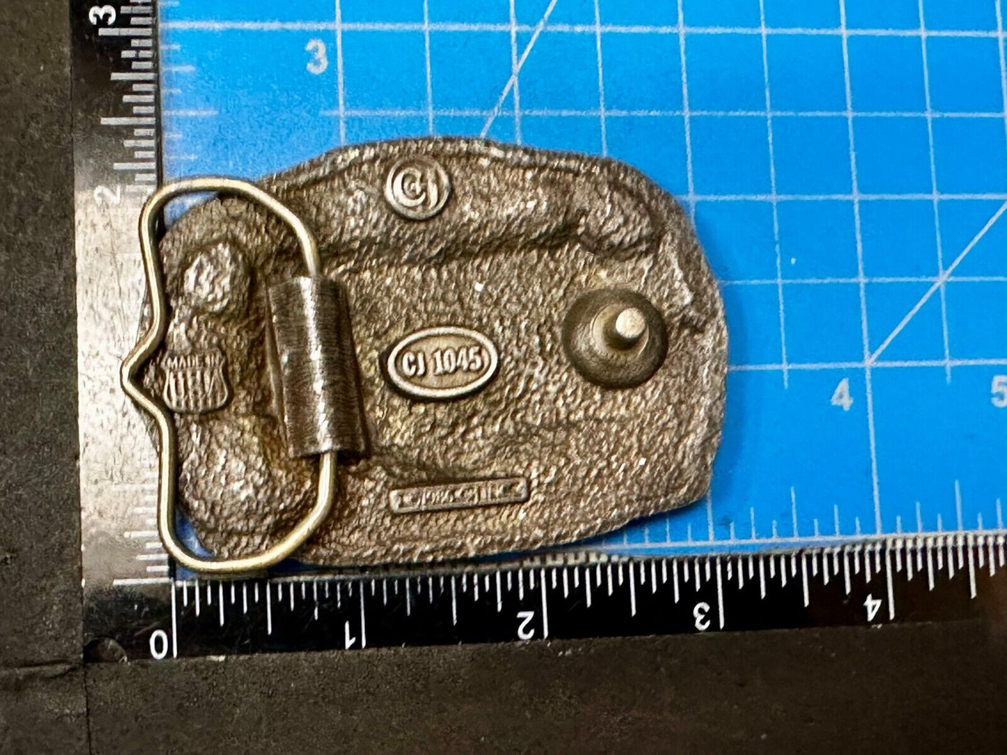 Train Rail Road Durango & Silverton Narrow Gauge C+J Vintage 1980s  Belt Buckle