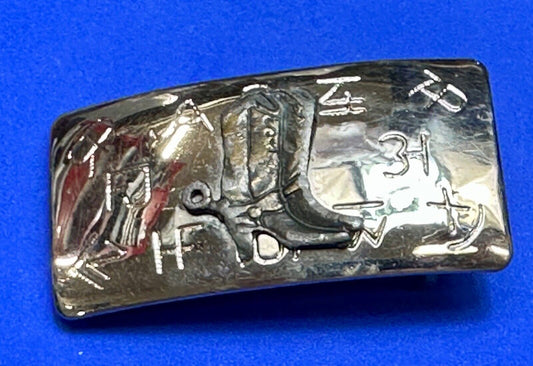 Vintage Chambers cowboy boots western cowboys cowgirls belt buckle
