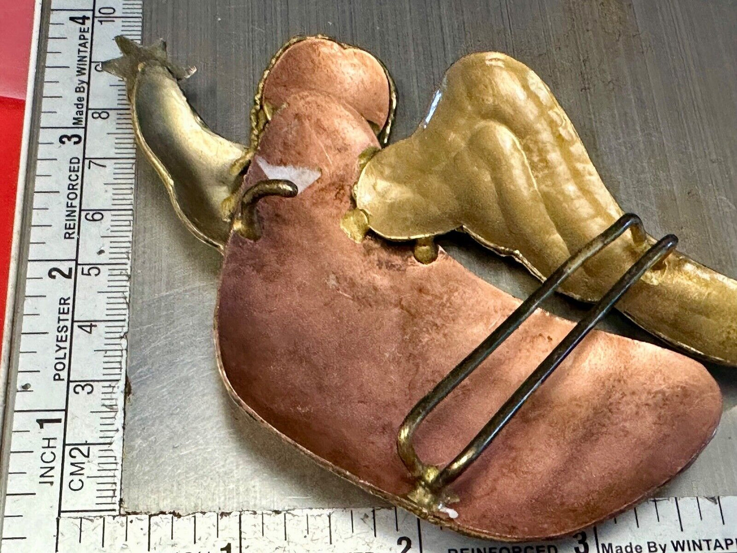 ANGLE Vintage mixed metal belt slide