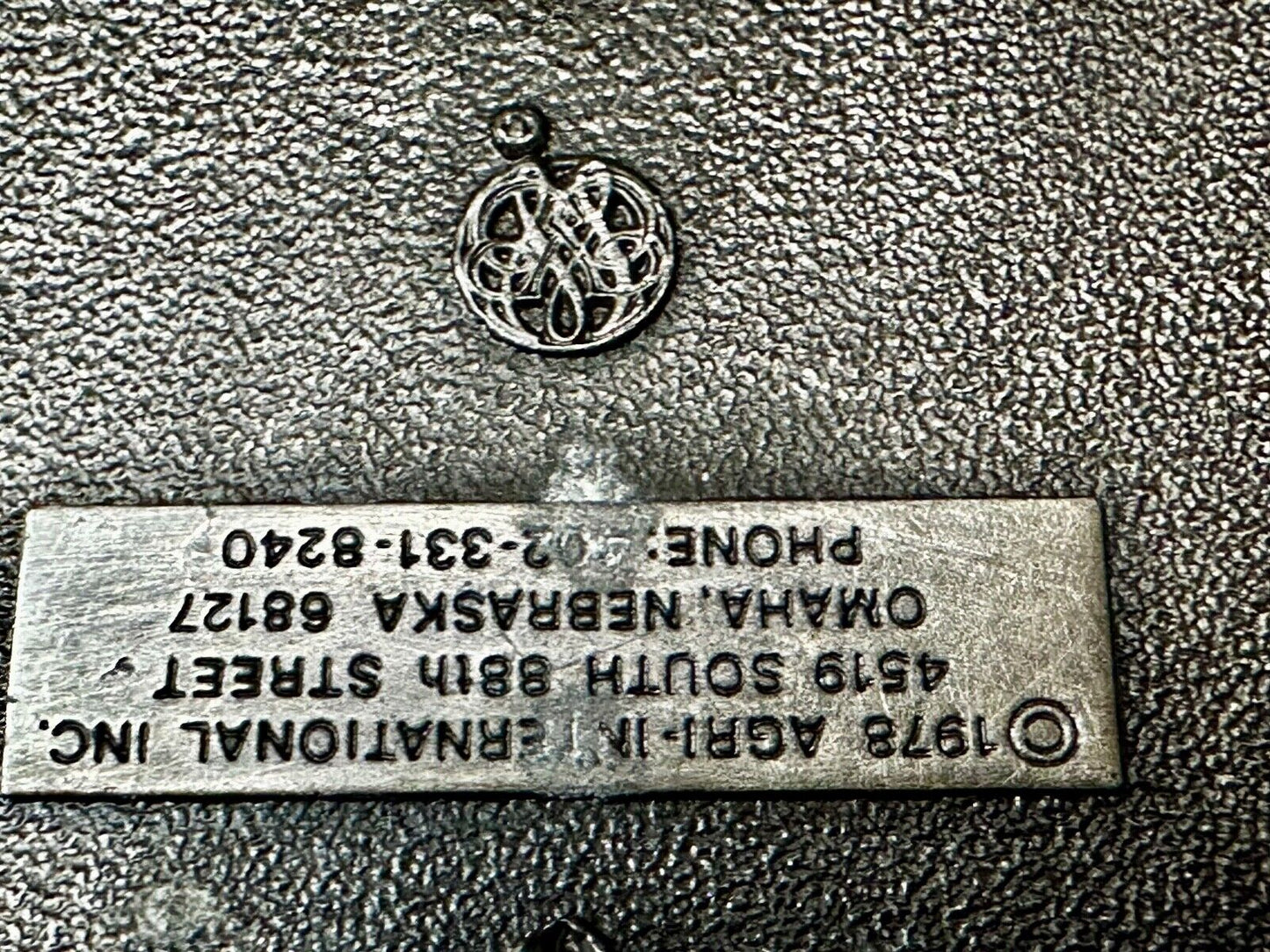 Agri International Inc Omaha NE A comma my to grow with Bergamot Belt Buckle