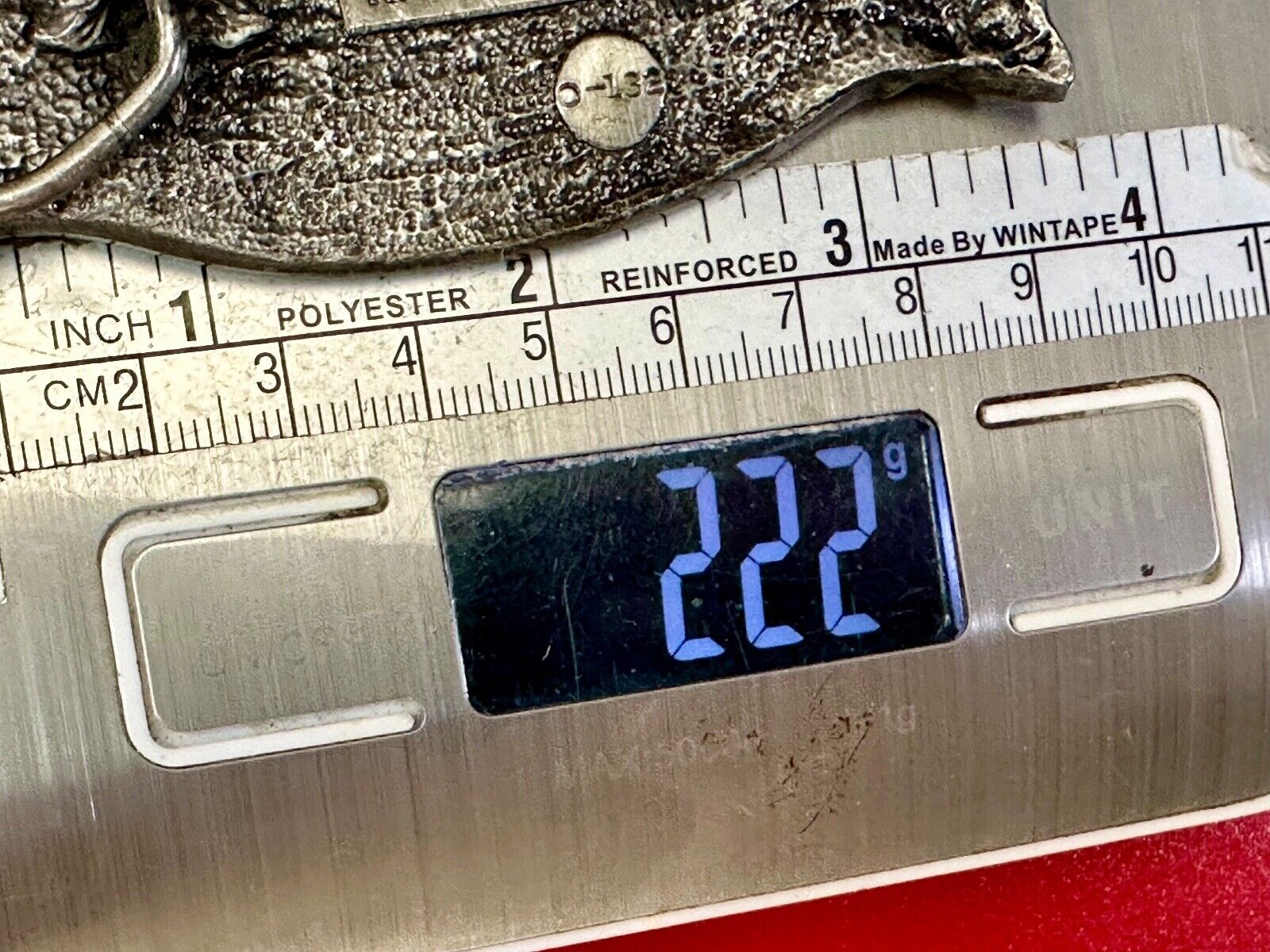 America the beautiful Patriotic United States Vintage 1983 Bergamot belt buckle