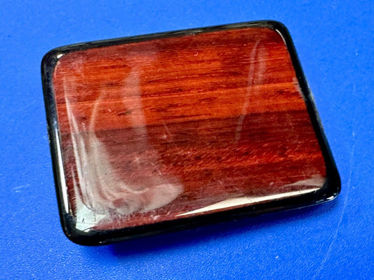 Beautiful Cherrywood? artisan glossy reflective belt buckle
