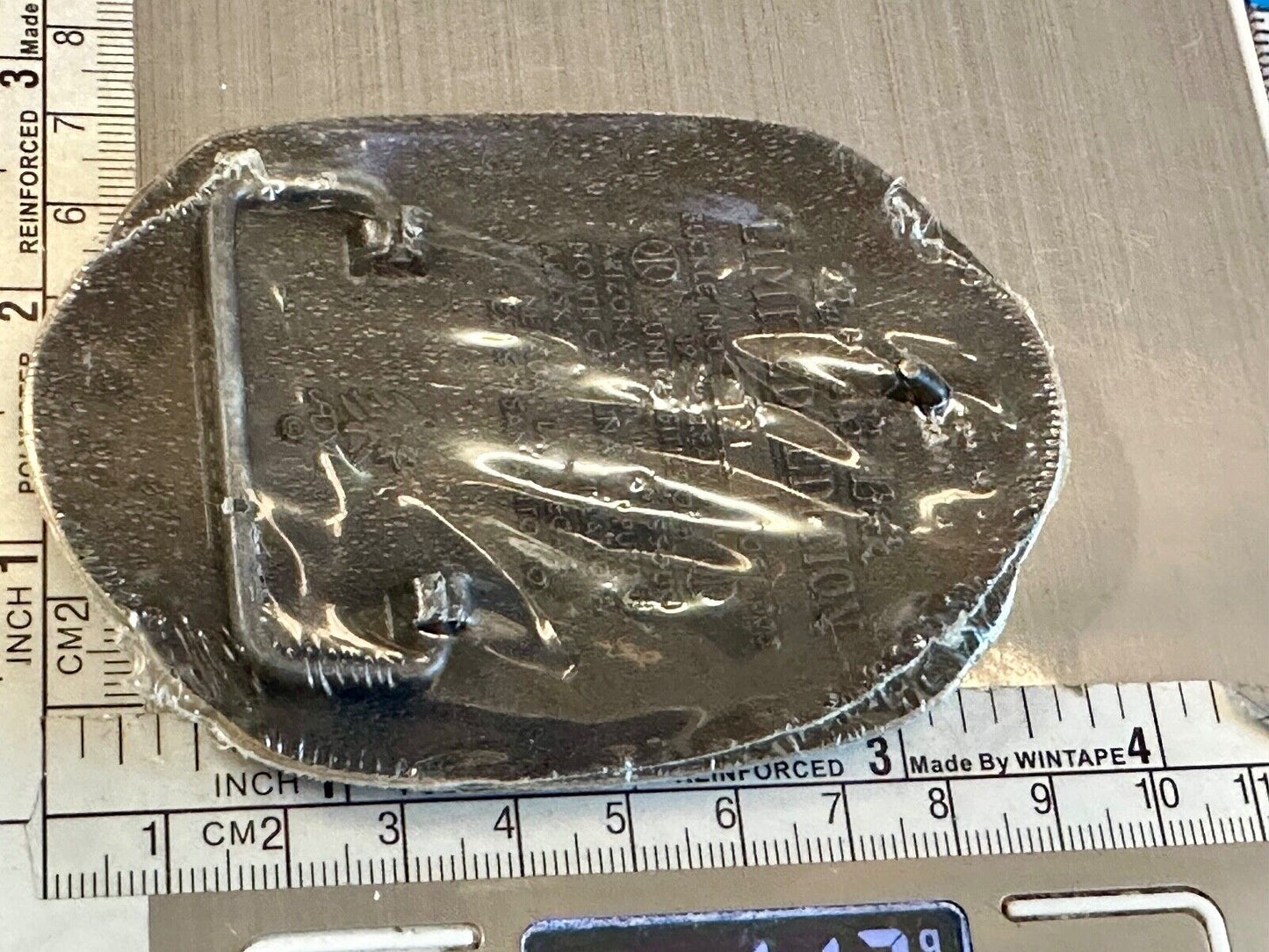 University of Alaska Anchorage 8th annual Great Shootout NOS brass belt buckle
