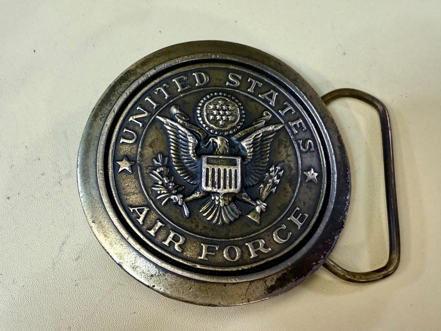 United States Air Force Vintage 1977 Limited Edition Great American Belt Buckle