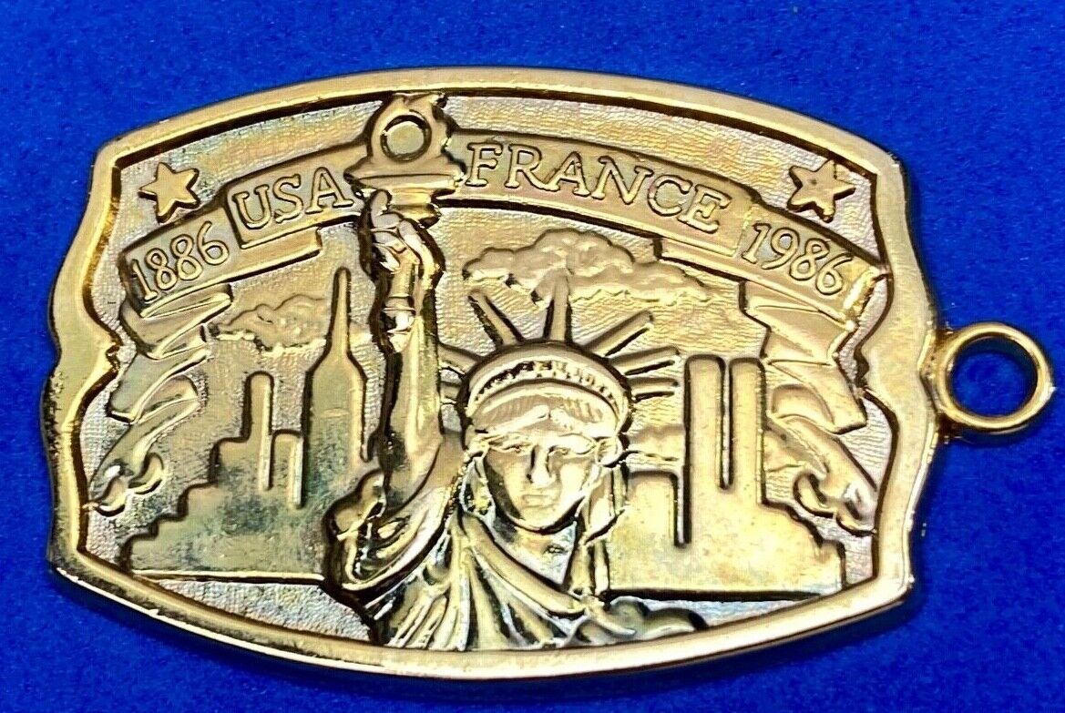 100 Years Lady Liberty Pendant Key Luggage Tag  Limited Edition Usa Monument