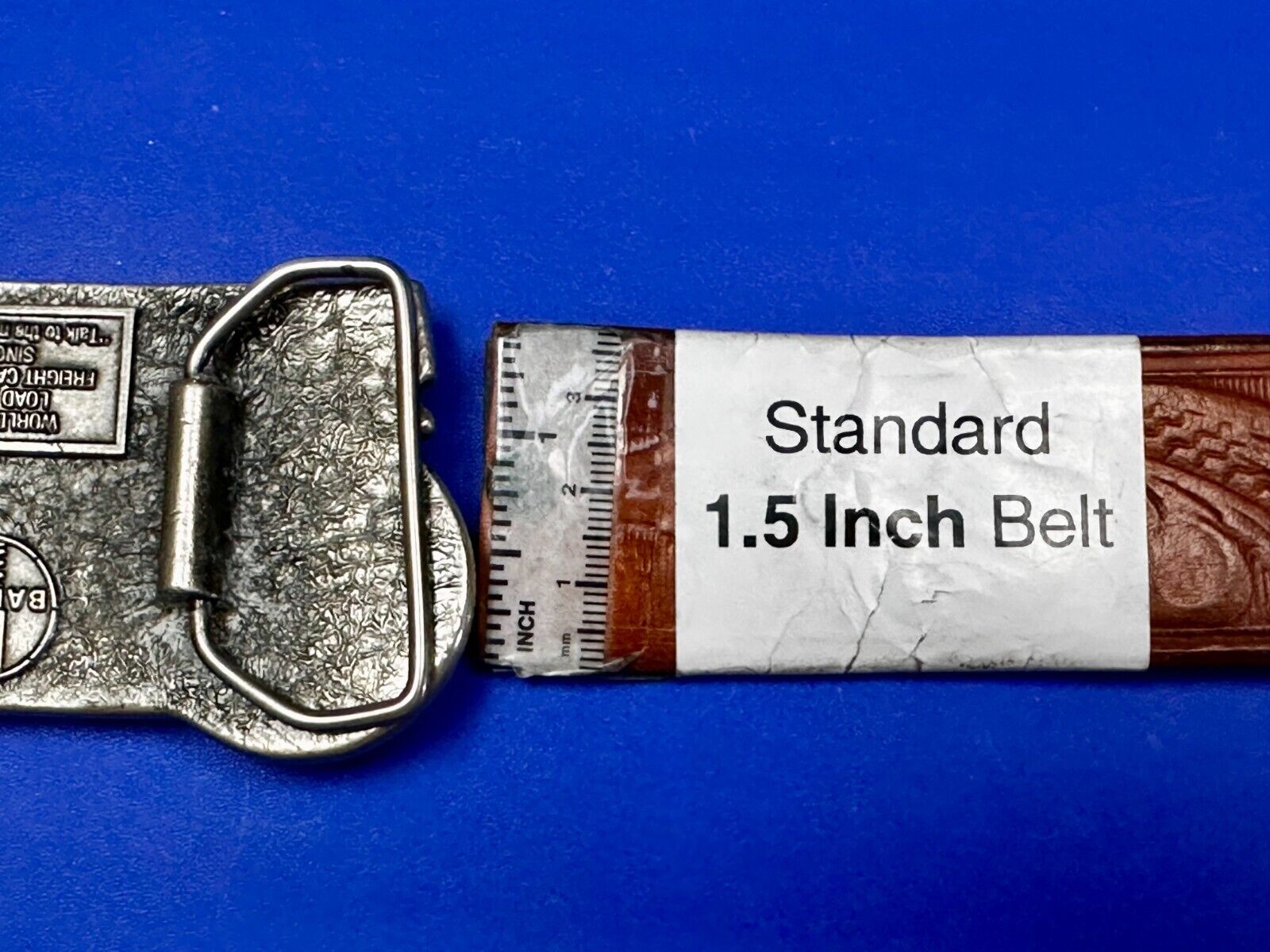 BARBER Standard Car Truck Freight Transport Company Rail Road Train Belt Buckle