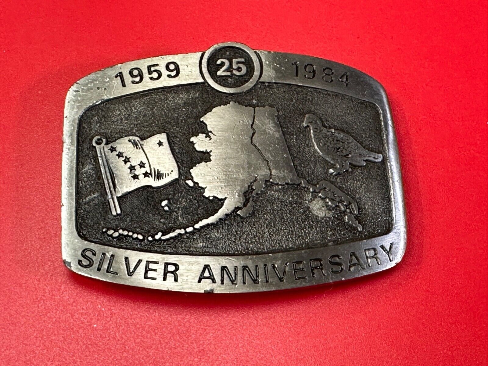 Alaska 1959 - 1984 25 Years of Statehood Silver Anniversary 1st Edition by Eldon