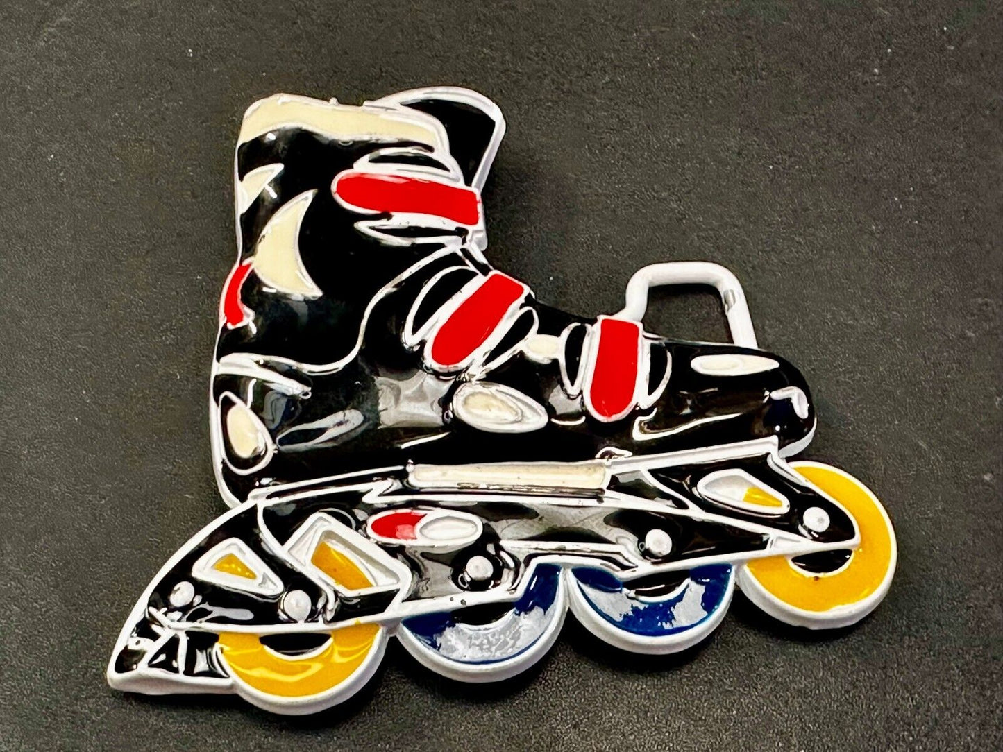 Unique Roller Skate Figural Skating Roller Derby Sports Cutout Belt Buckle