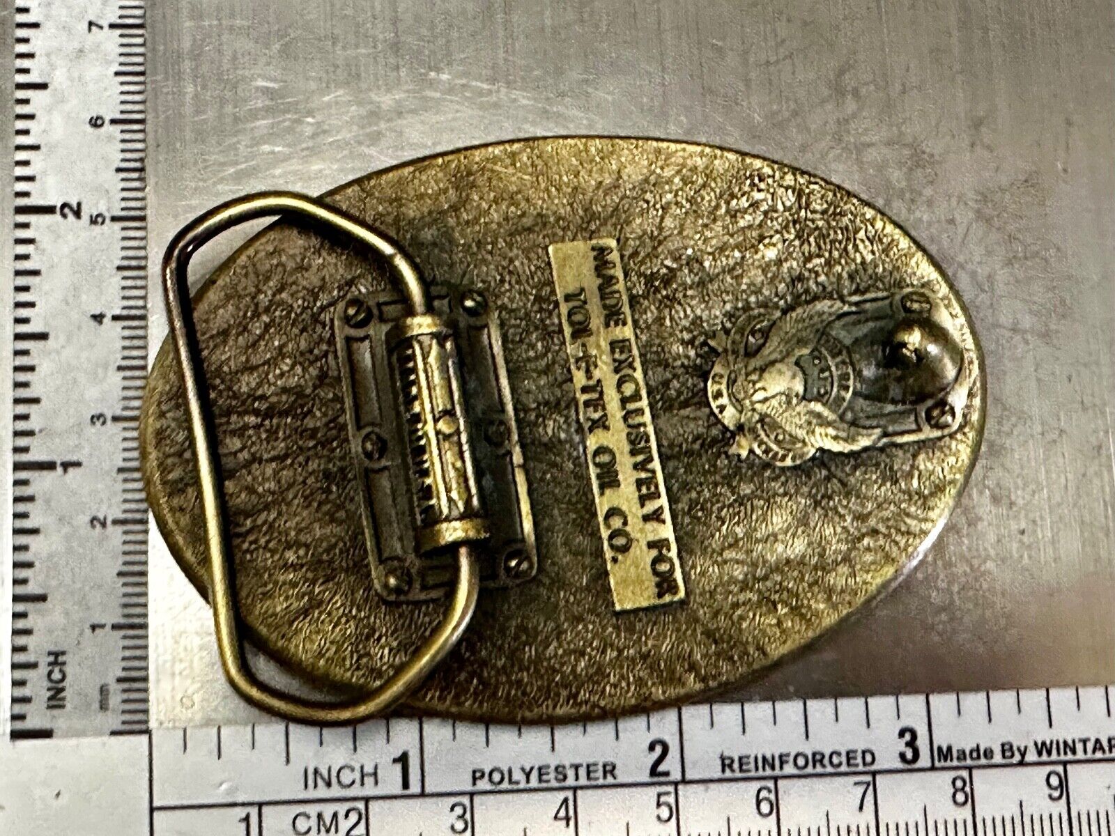 TOL-L-Tex Oil Company Hope Arkansas 50th Anniversary Great American Belt Buckle