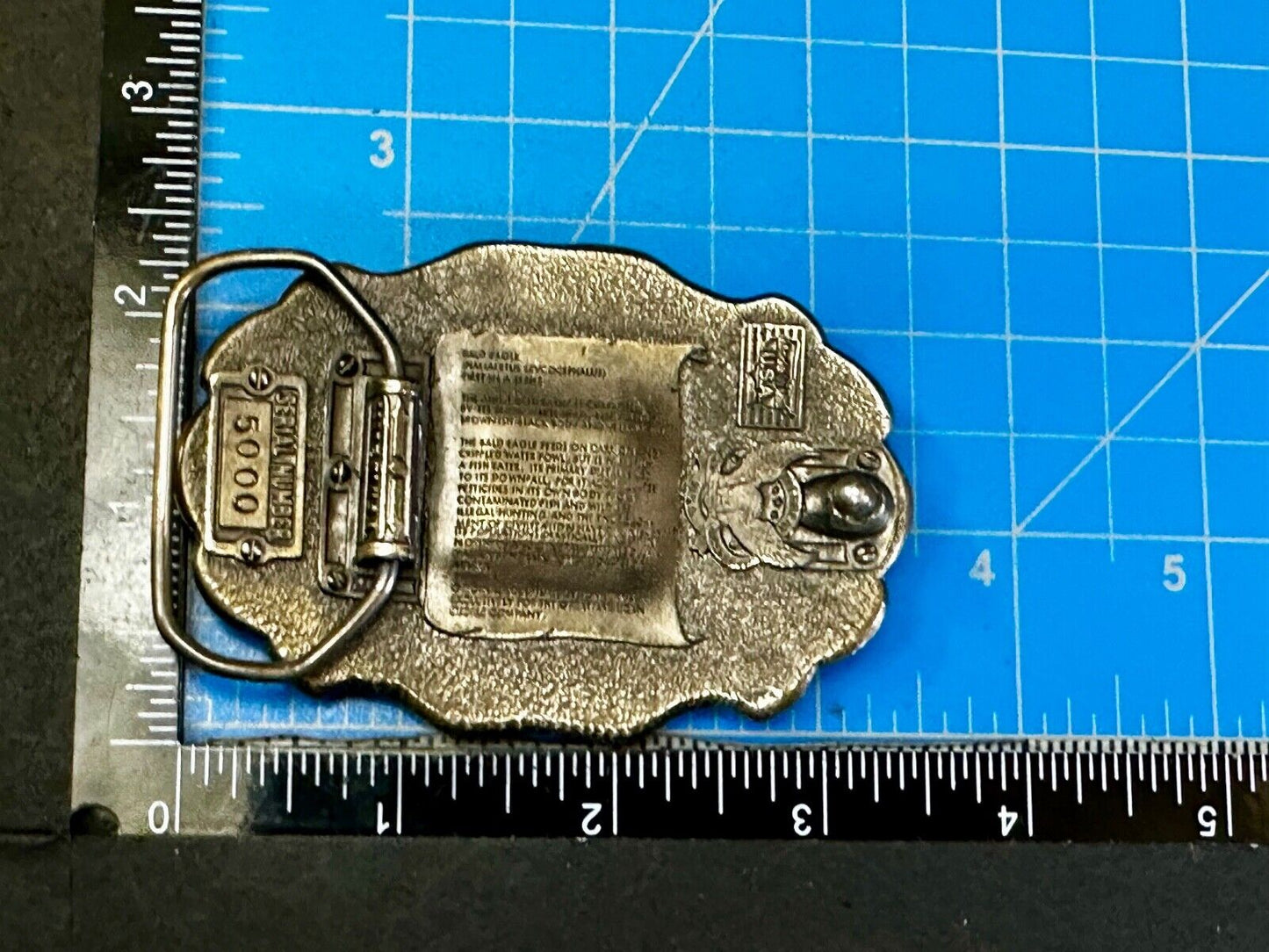 American Bald Eagle Head Belt Buckle by The Great American Buckle Co