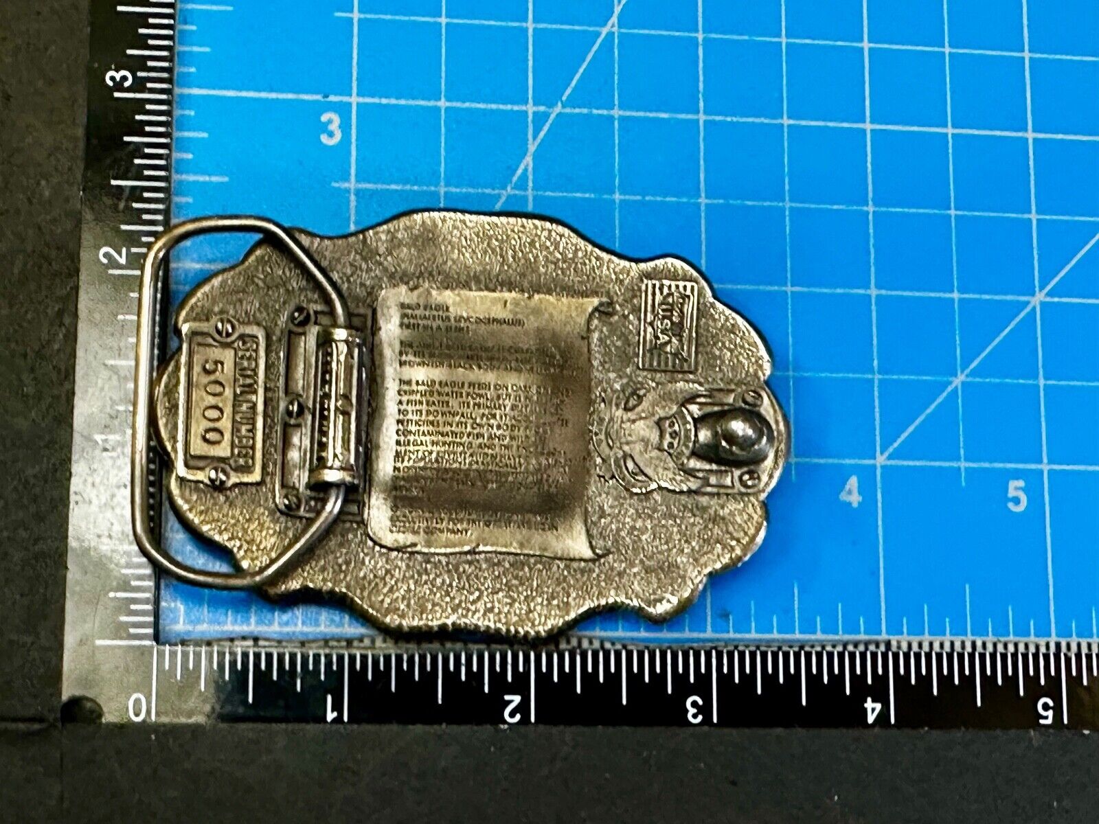 American Bald Eagle Head Belt Buckle by The Great American Buckle Co