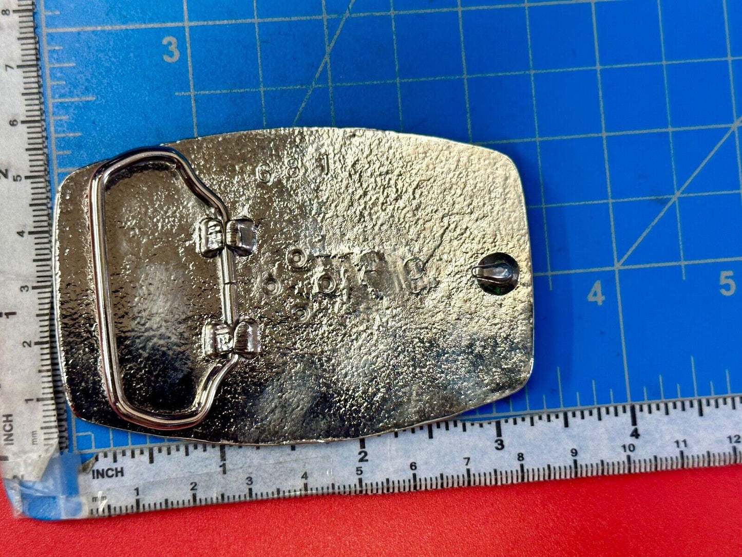 TRIUMPH MOTORCYCLES Eagle emblem Holographic retro style logo belt buckle
