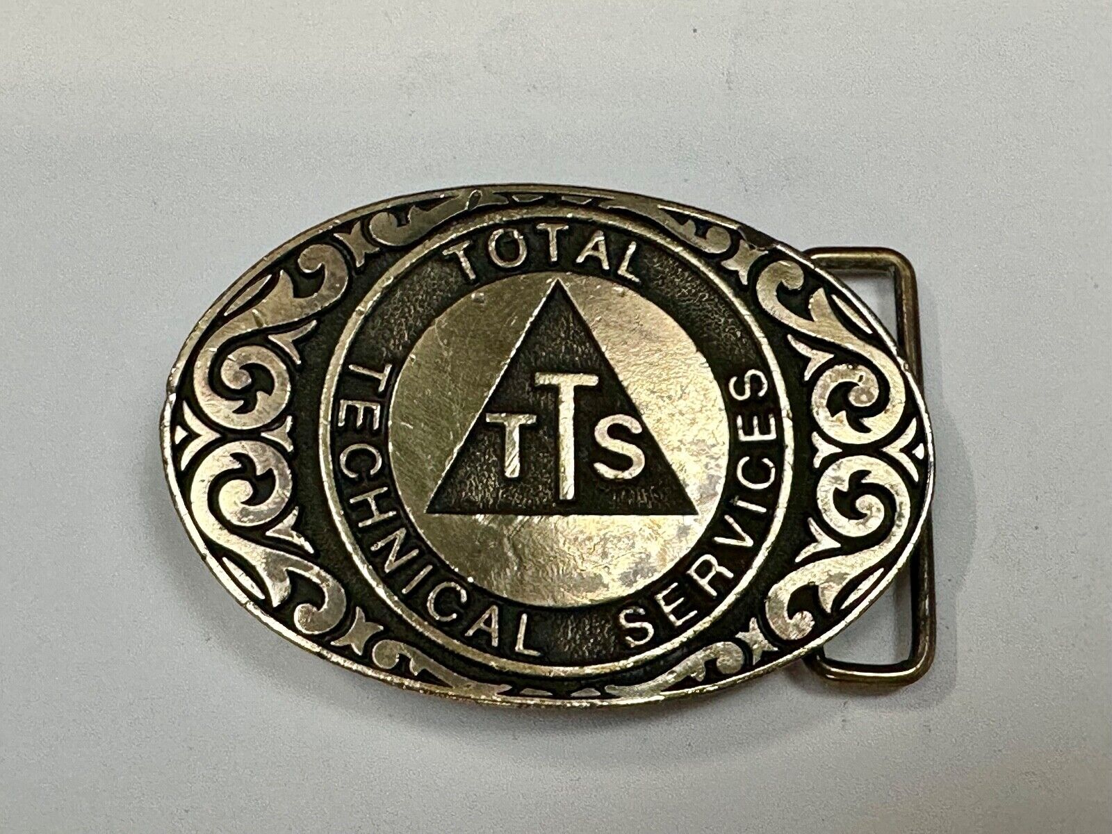 TTS Total Technical Services Vintage Western Vibe belt buckle. by CD/Hit