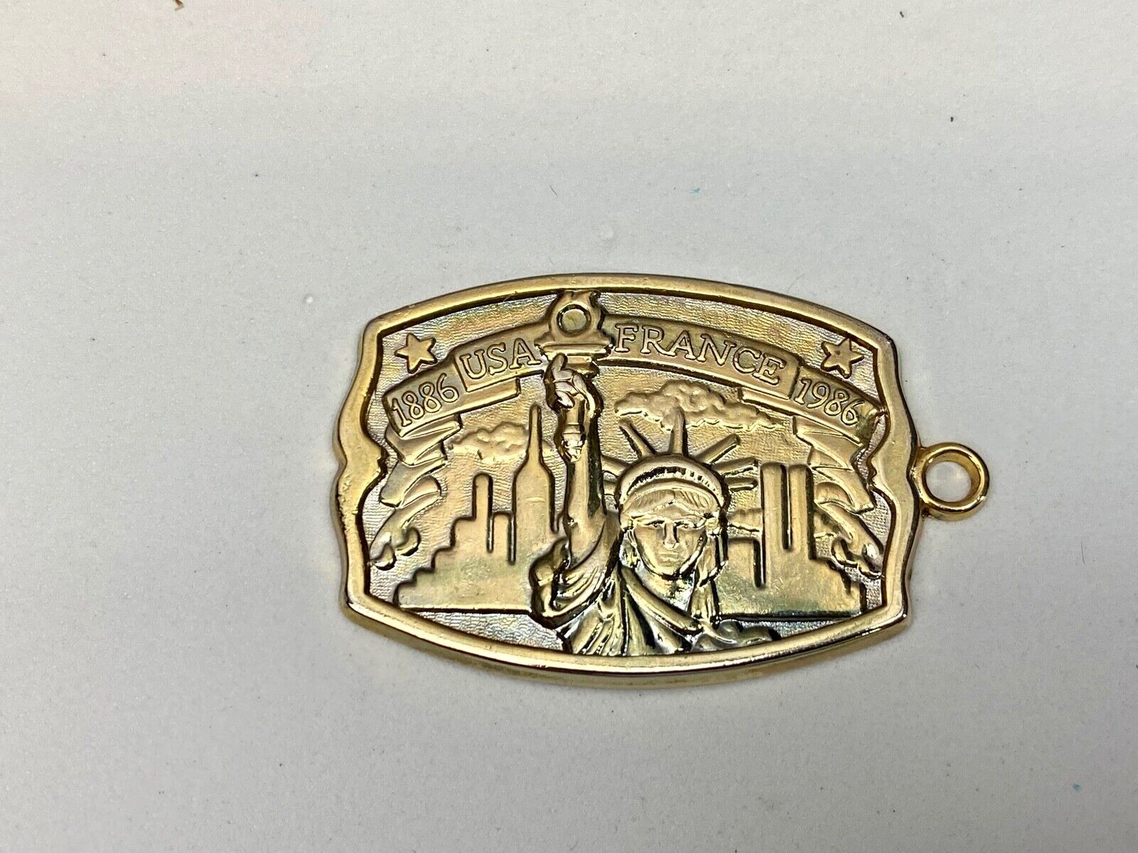 100 Years Lady Liberty Pendant Key Luggage Tag  Limited Edition Usa Monument