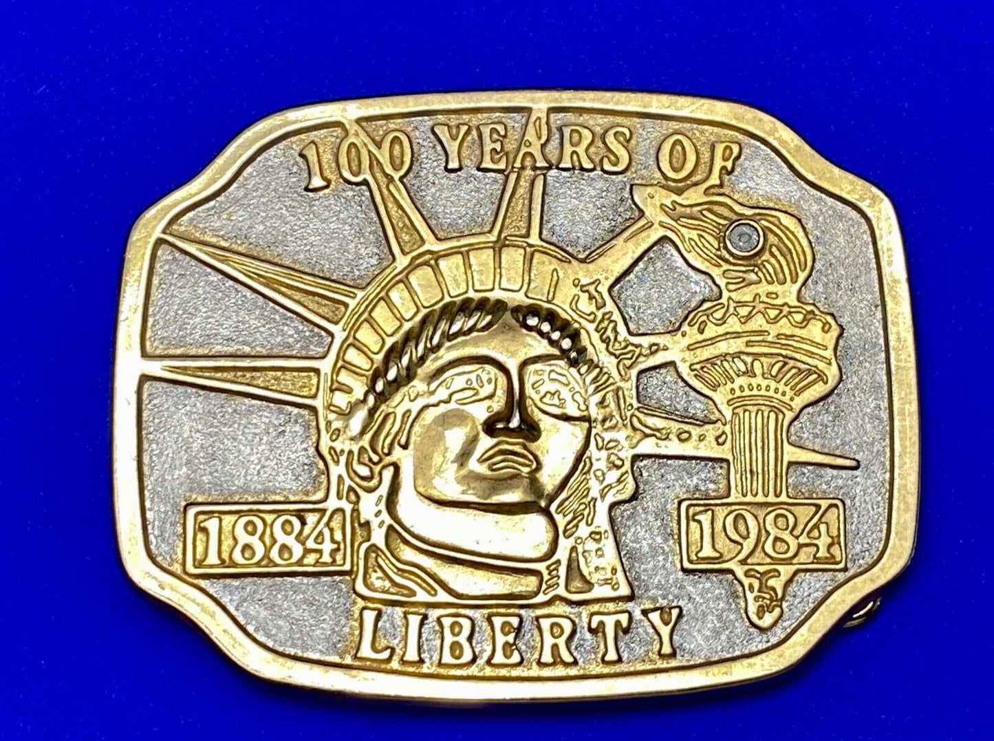 100 YEARS OF LADY LIBERTY -  1986 New York City commemorative belt buckle