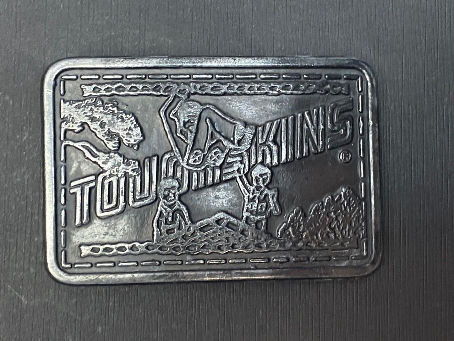 Unknown To Me! Touomskins Metal Rectangular Belt Buckle