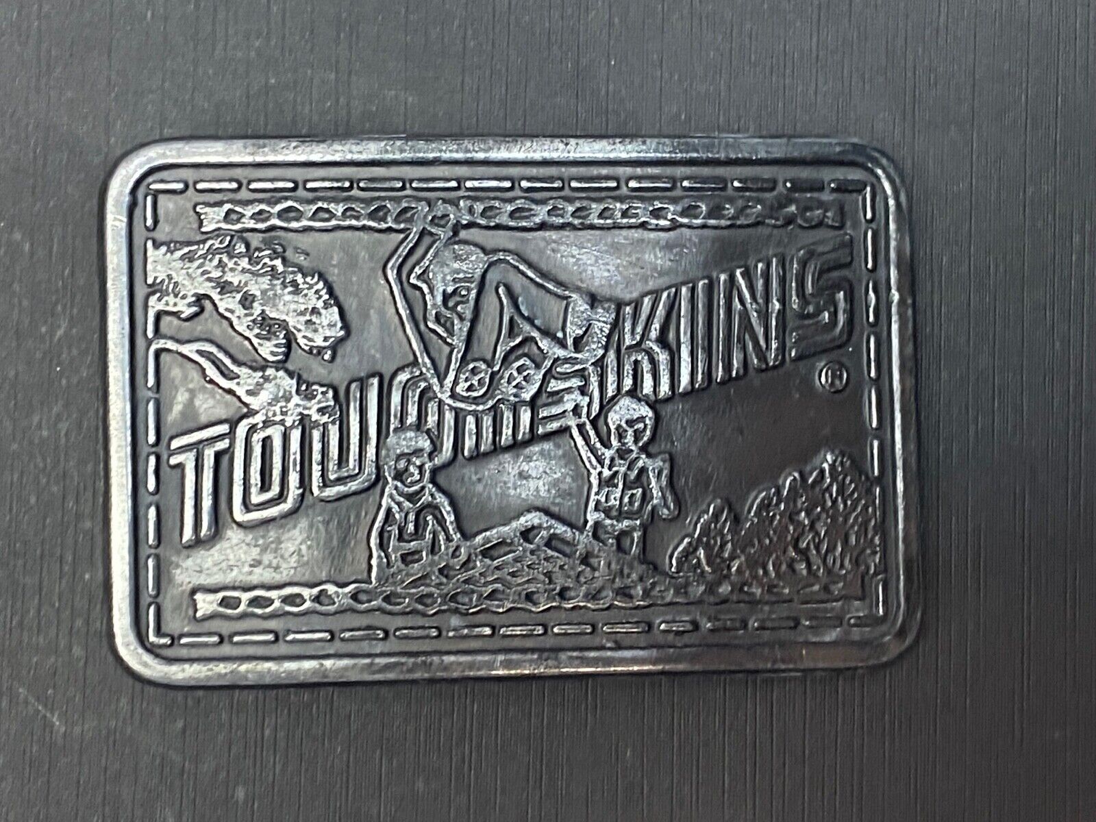 Unknown To Me! Touomskins Metal Rectangular Belt Buckle
