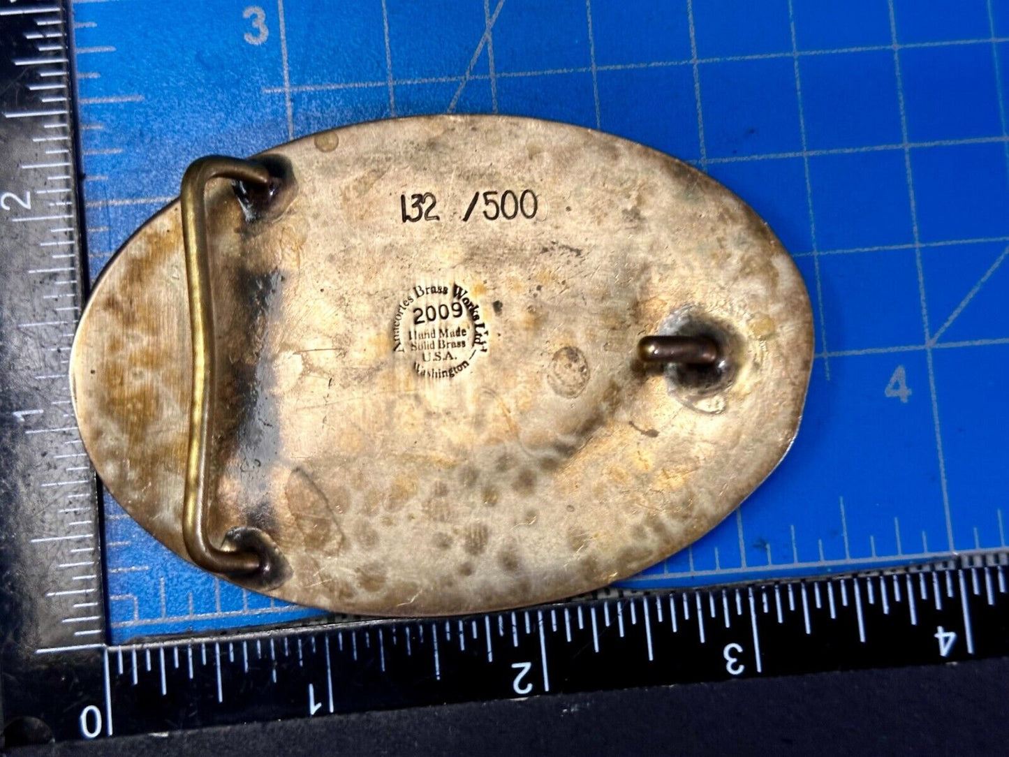 61st National Square Dance Convention Circulate in WA State Spokane Belt Buckle