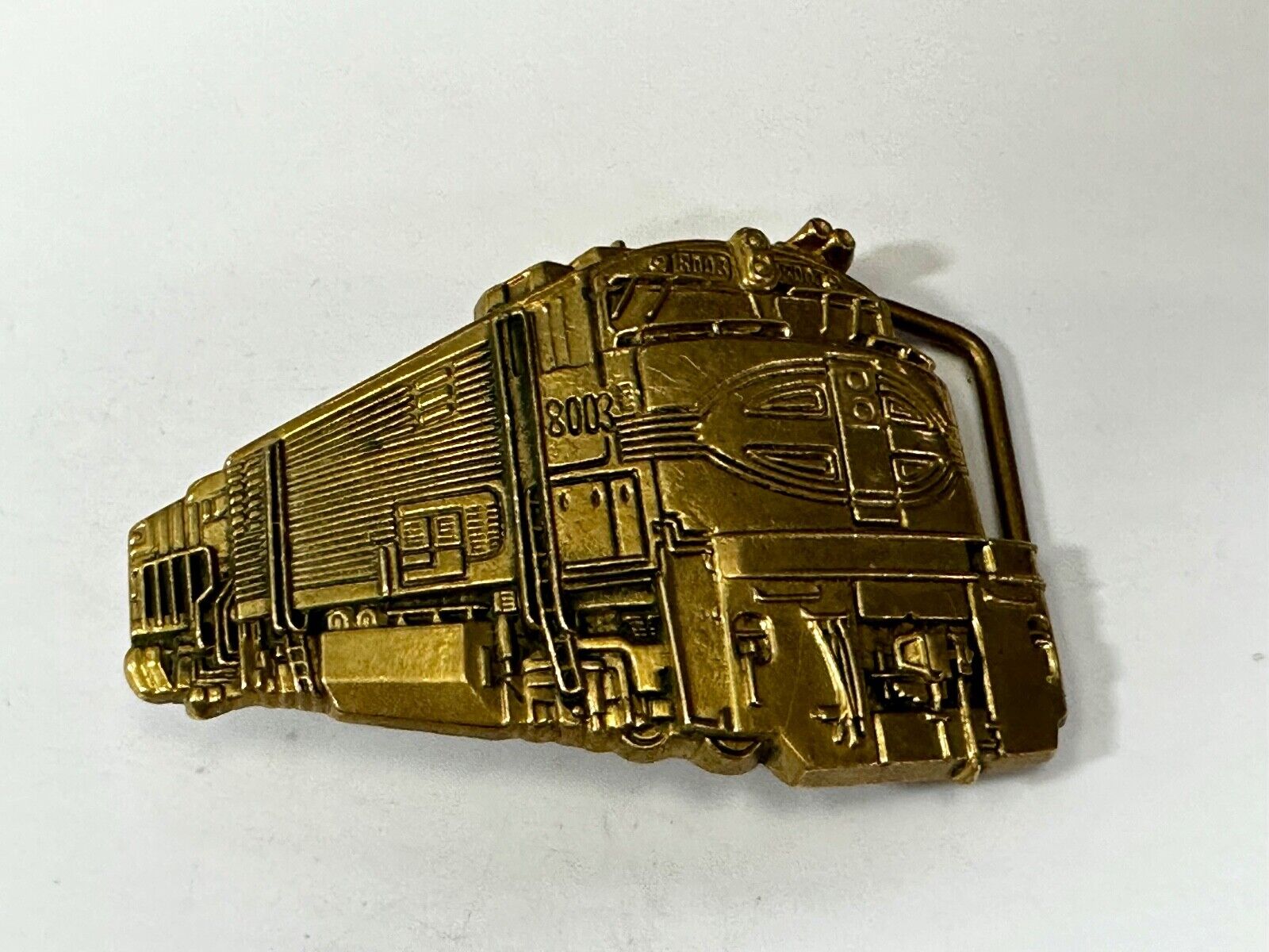 8003 Union Pacific Up Locomotive Railroad Train VTG 1980 Belt Buckle by Baron