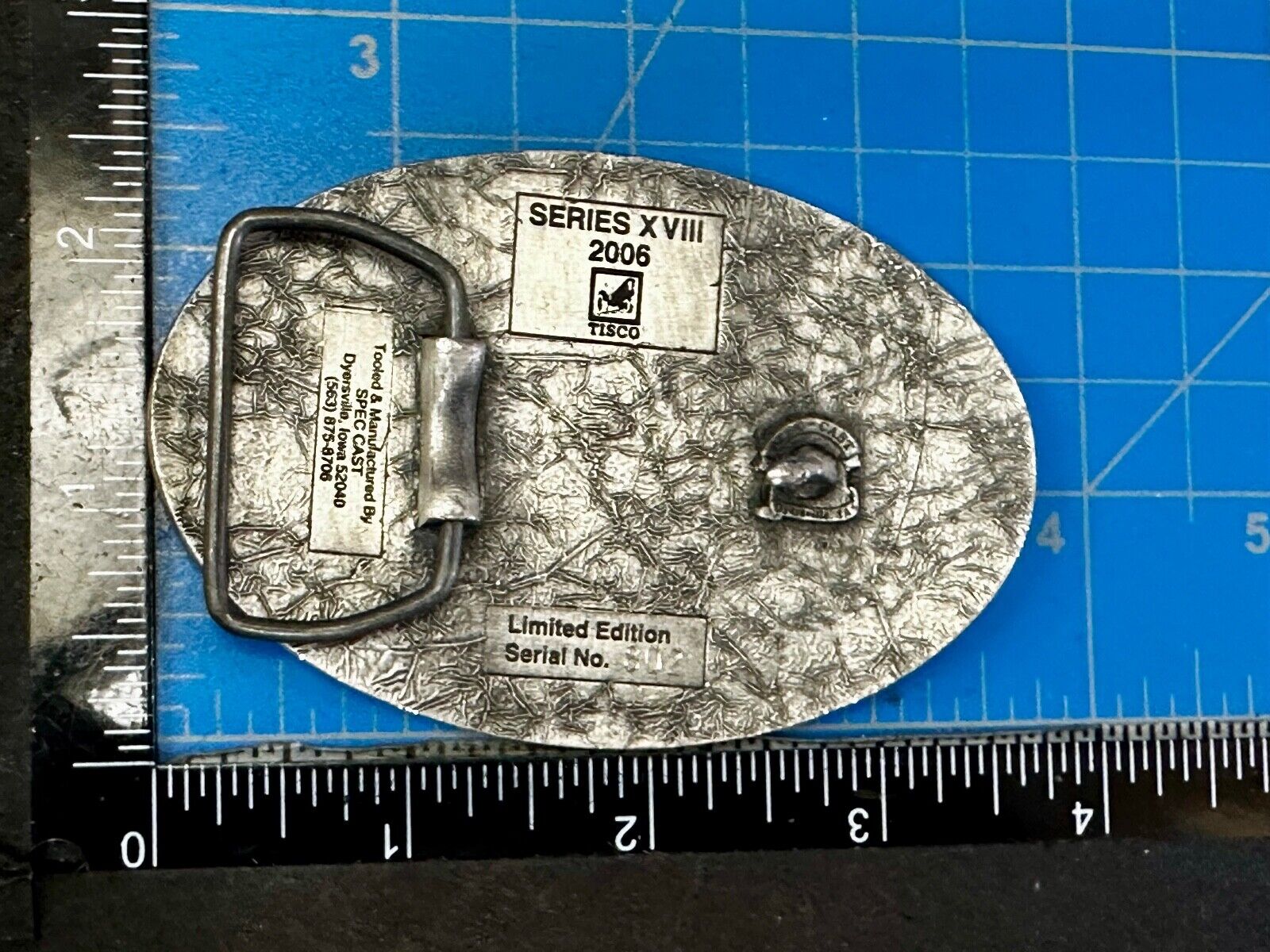 TISCO Tractor Implement Supply Replacement Parts 69 years - 2006 Belt Buckle