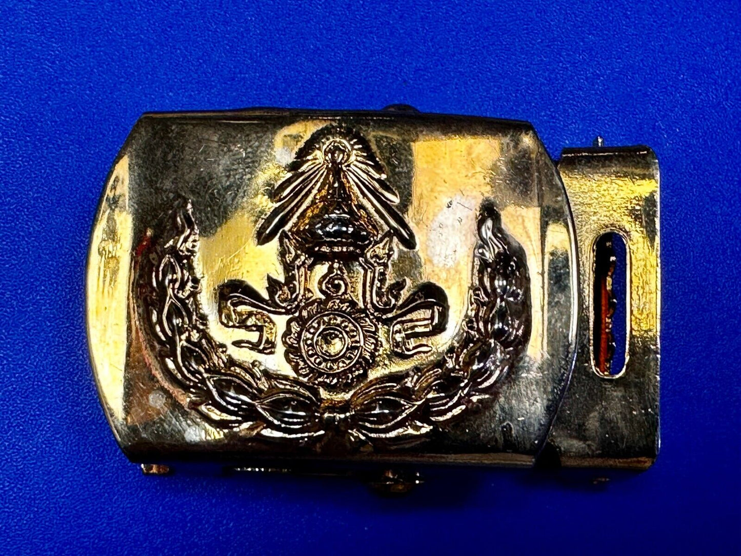 Veteran Officer Naval Soldier Retired Military? Ratchet Style Dress Belt Buckle