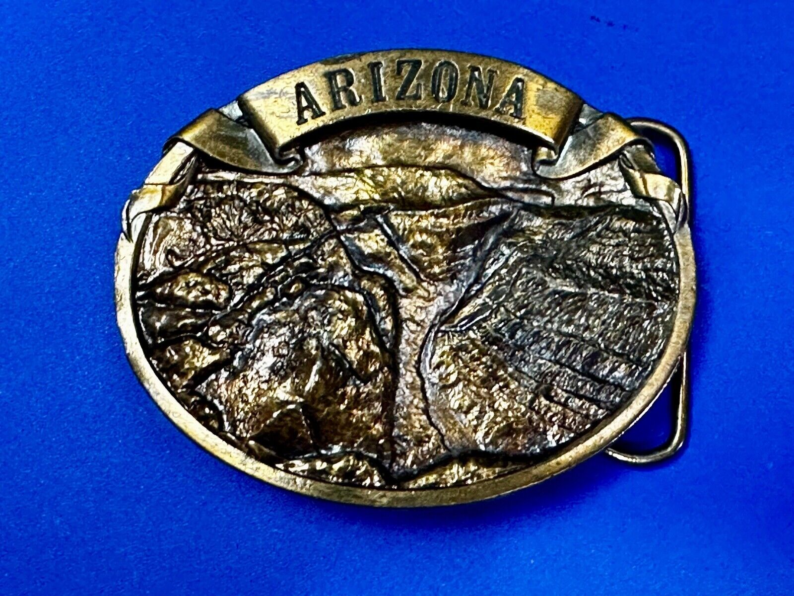 Arizona State - Scenic View of Grand Canyon Belt Buckle by Arroyo Grande M-25