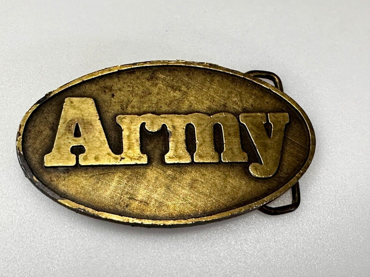 United States Us Army Recruitment Officers Award Vintage Belt Buckle