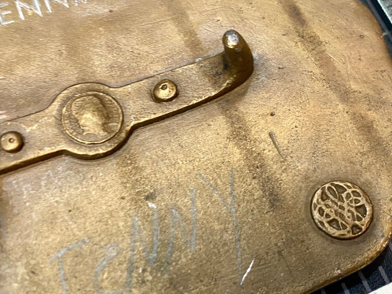 Vintage Bergamot Belt Buckle,  America's Hero's Boston Fire Department 