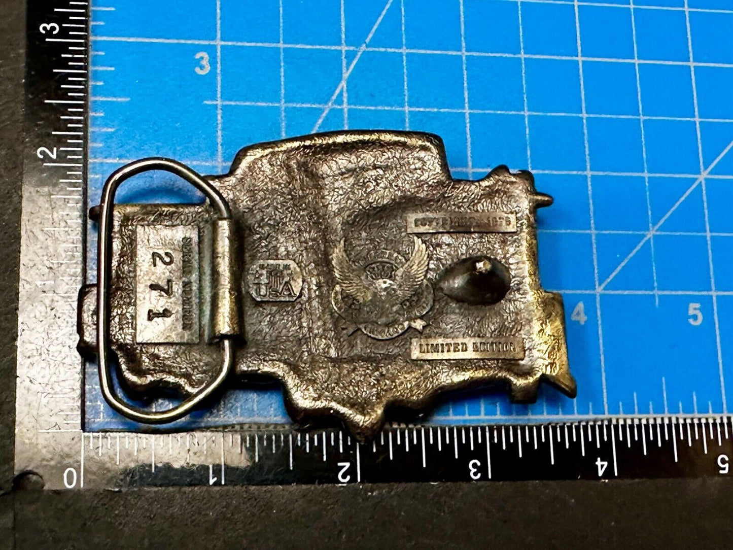 Train Caboose RailRoad Vintage 1979 - The Great American Belt Buckle Co