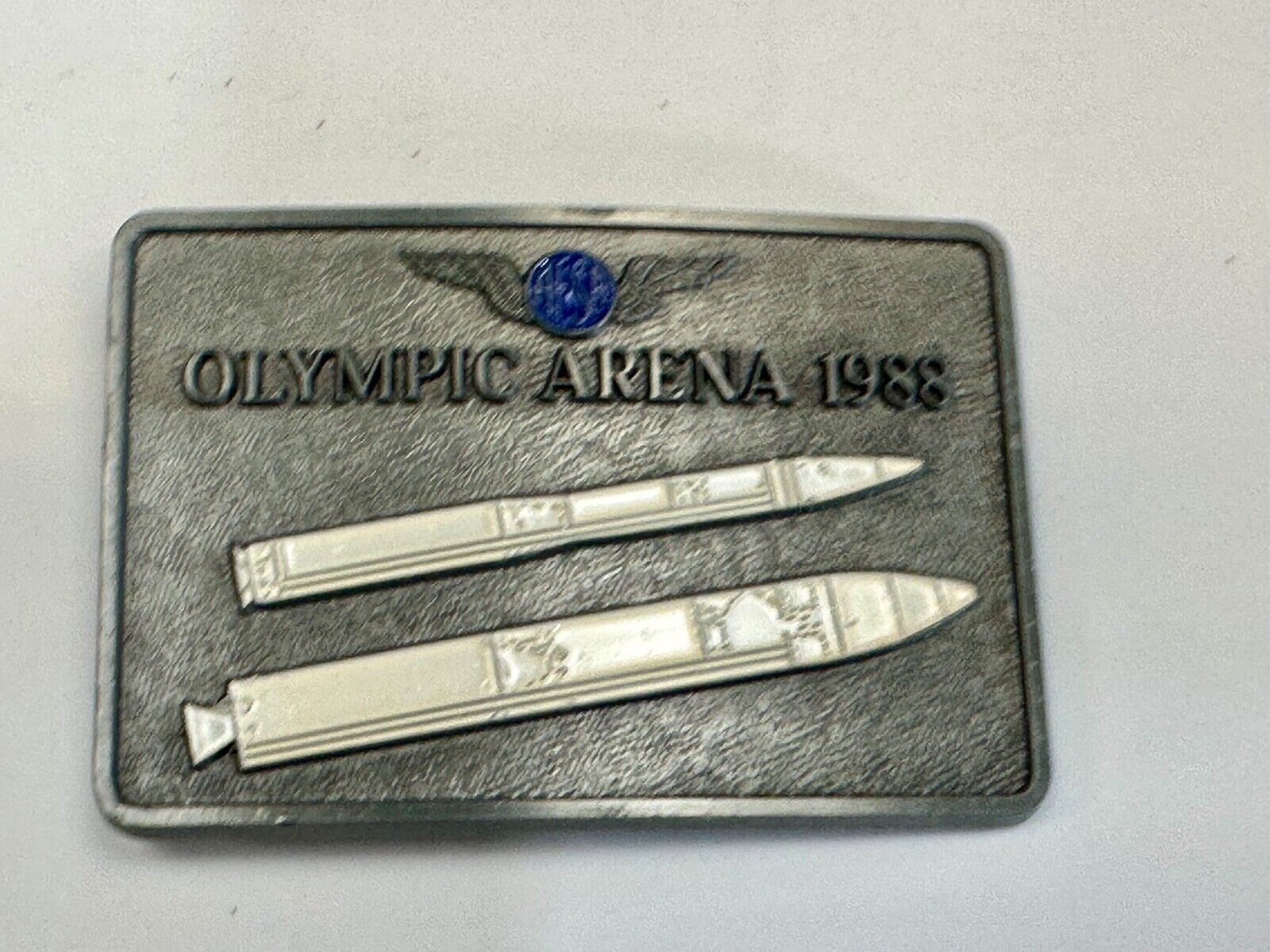 AFSA  Air Force Sergeants Association ROCKETS OLYMPIC ARENA 1988 Belt Buckle