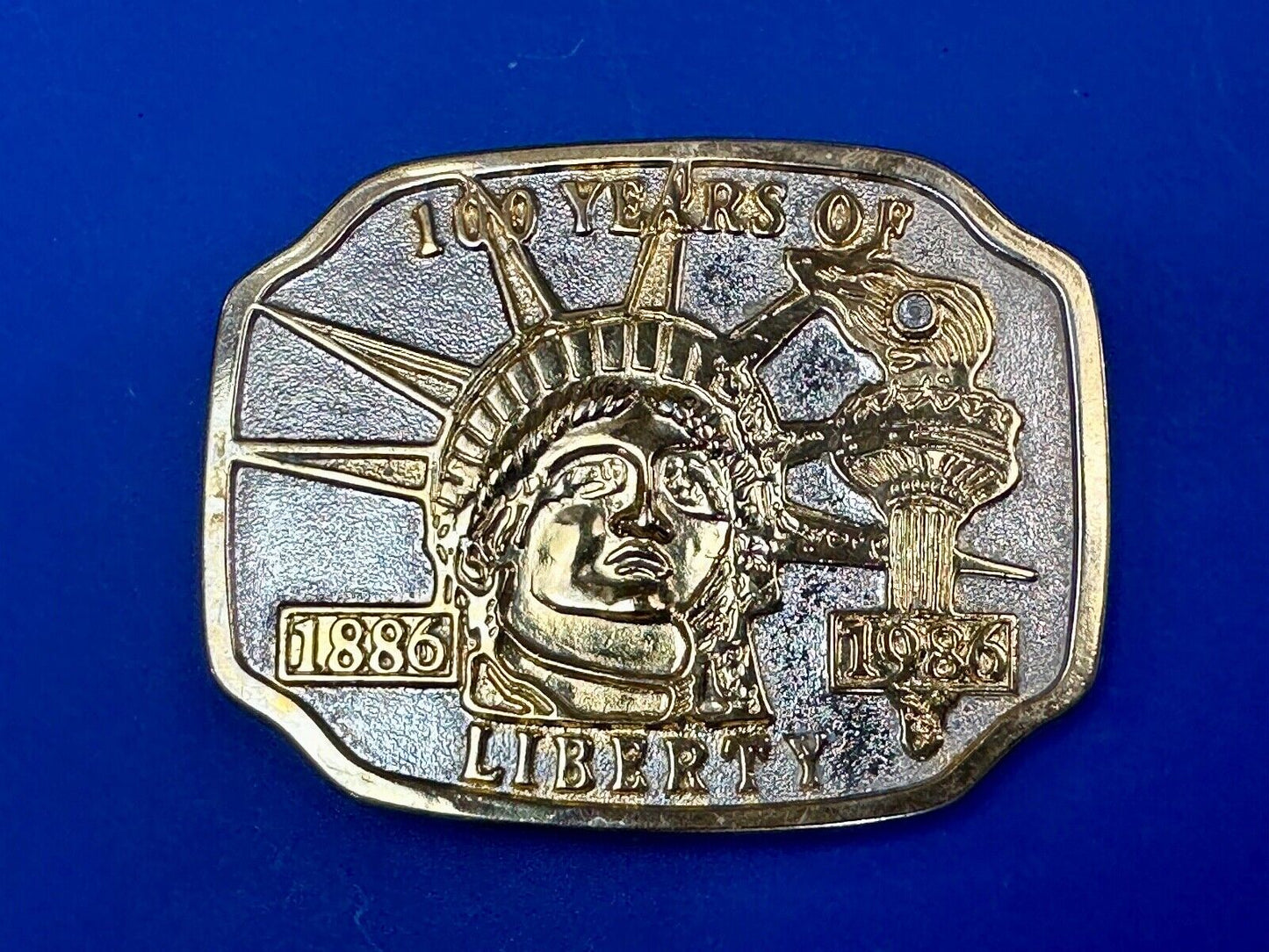 100 years of The Statue of Liberty New York City Commemorative  belt buckle