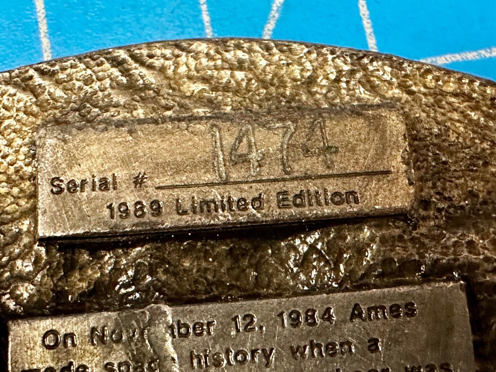 Ames Tools Space Shuttle Discovery 1984 Commemorative 90's Limited Belt Buckle