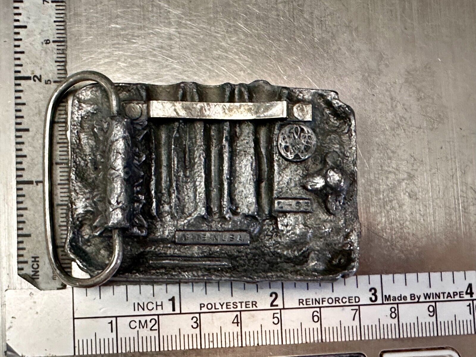 The Great Sport of Golf Golfer Vintage Belt Buckle by Bergamot Brass Works L-86