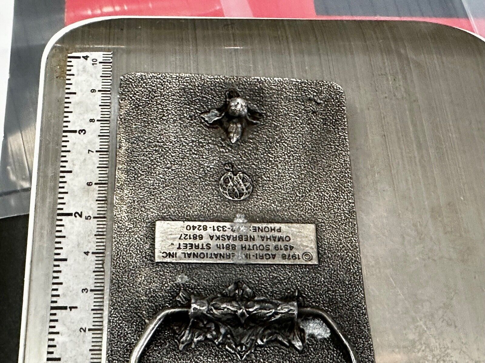 Agri International Inc Omaha NE A comma my to grow with Bergamot Belt Buckle