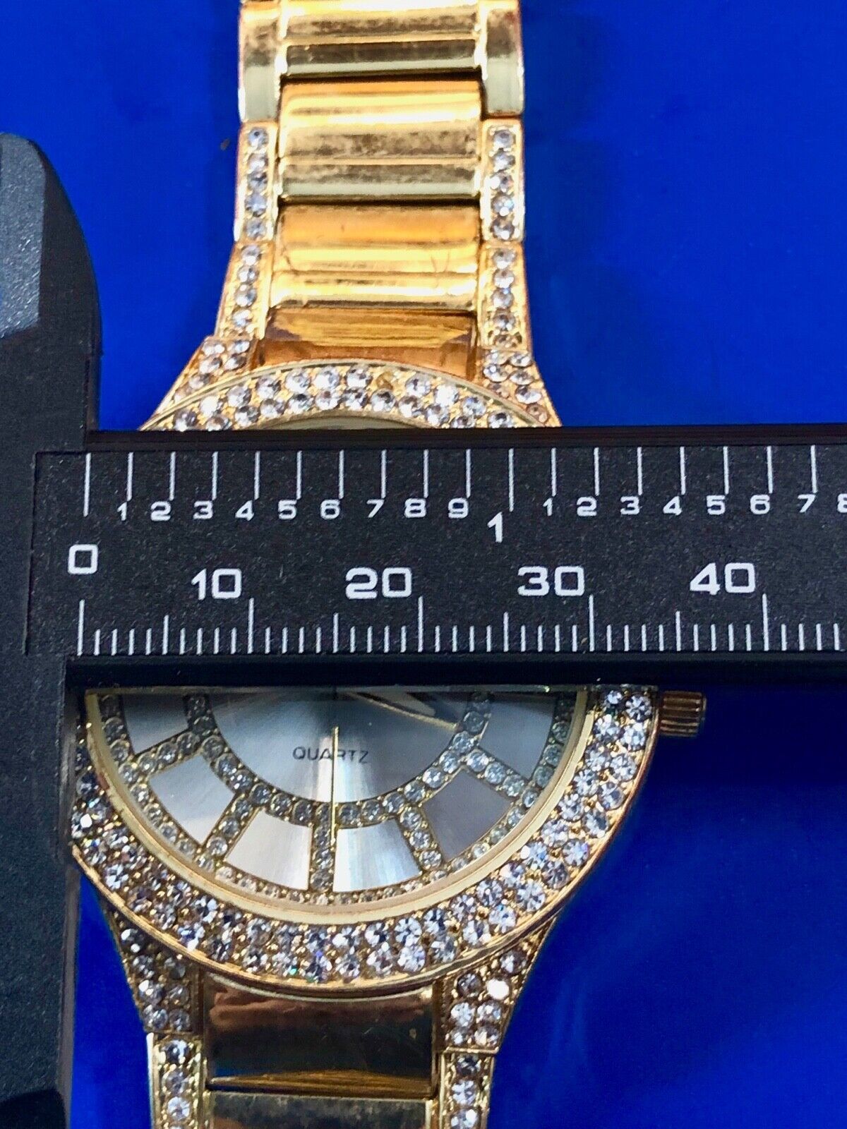 Ashley Ladies Watch, Missing A Few Rhinestones, But Fresh Battery, Working Well 