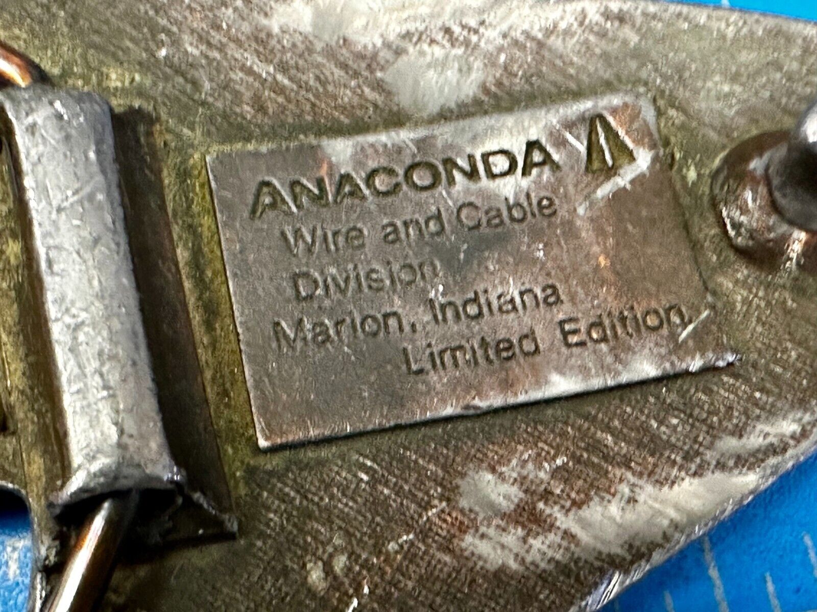 Anaconda Wire & Cable Division IMC Limited Edition Arrowhead Belt Buckle