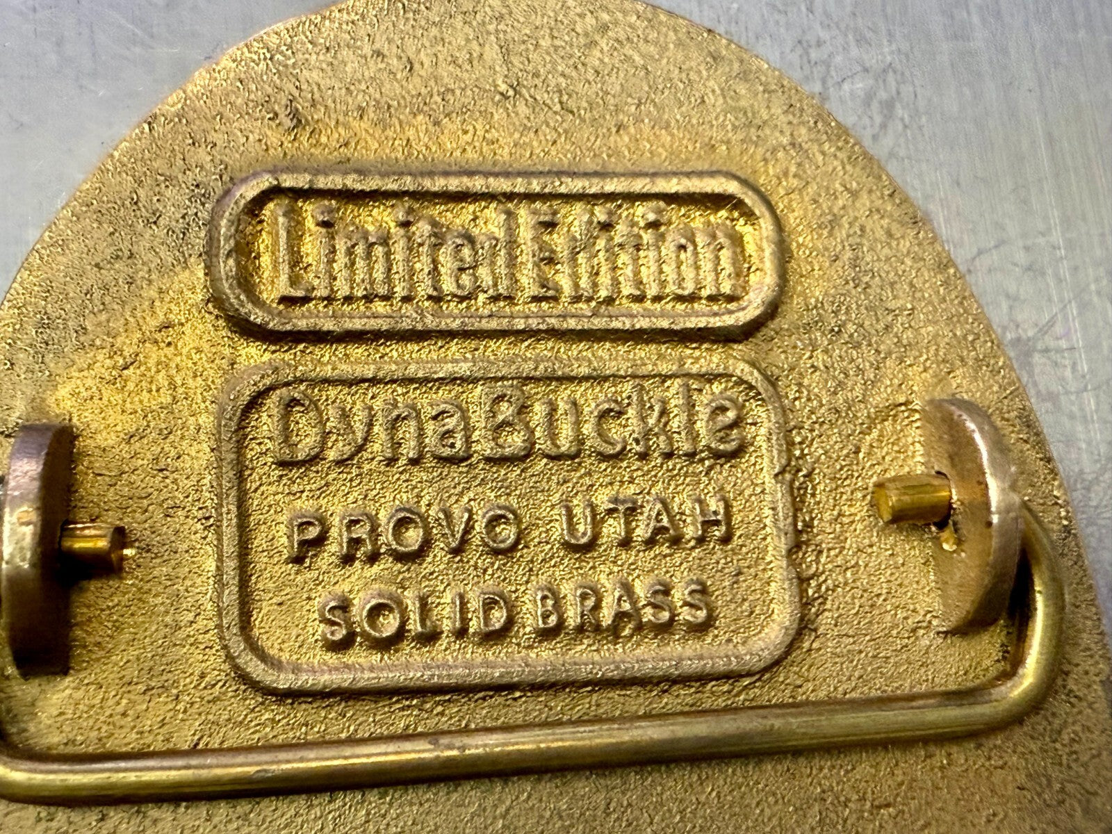 25th Anniversary Since 1968 Hillsboro Solid Brass Limited DynaBuckle Belt Buckle