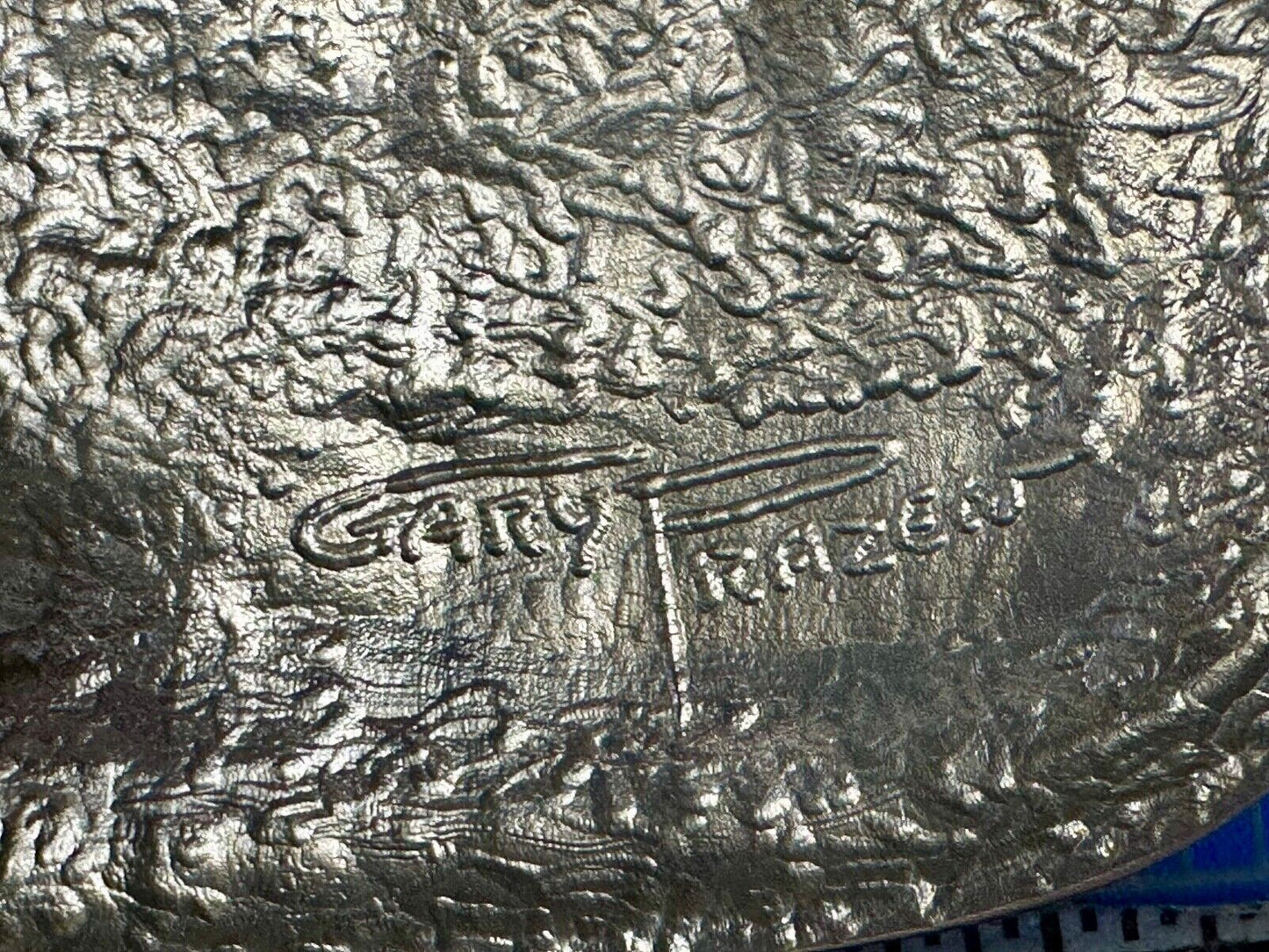 Utah Railway Co Vtg Train Railroad 83 Years - Gary Prazen Sculpture Belt Buckle