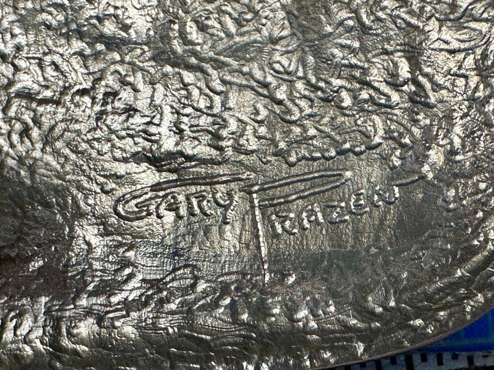 Utah Railway Co Vtg Train Railroad 83 Years - Gary Prazen Sculpture Belt Buckle