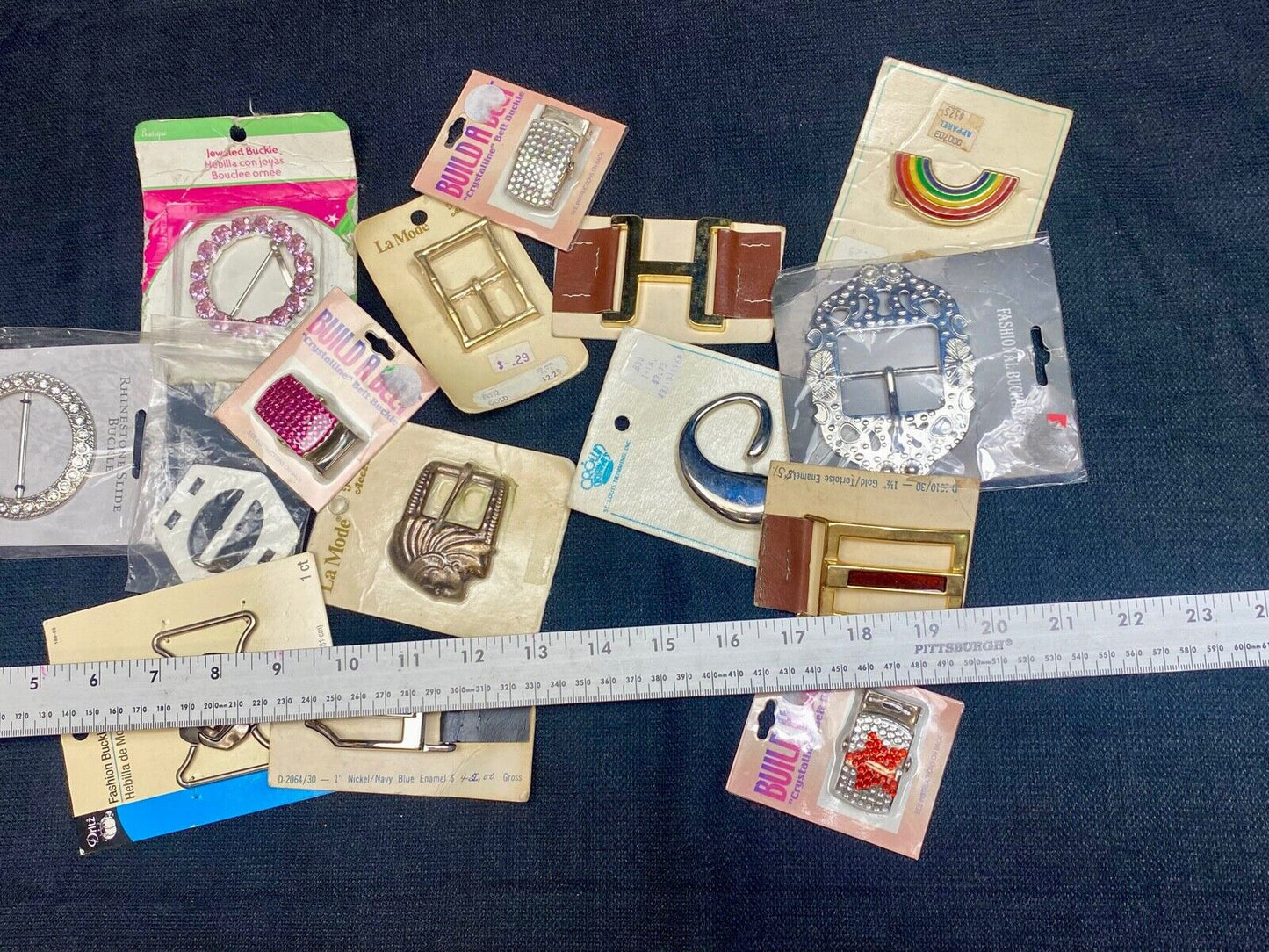 NOS Vintage TO RETRO Belt buckles scarf slides -  Lot, Grab Bag - Resale Gifts!