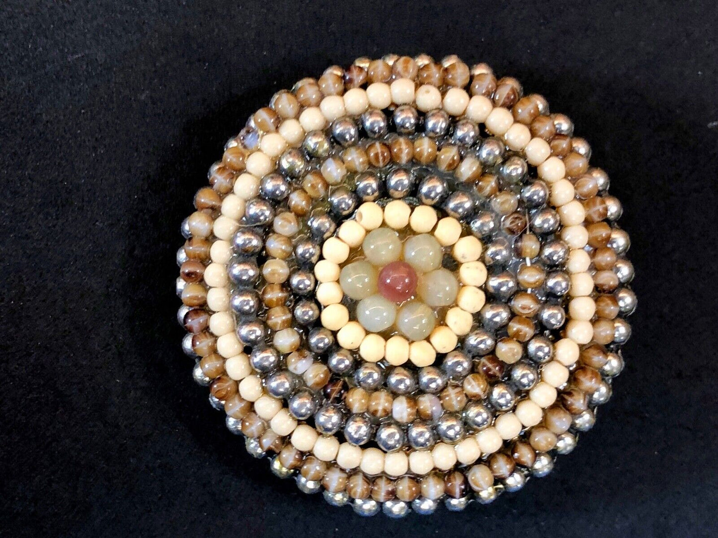 unbranded shades of natural brown circular quality belt buckle 